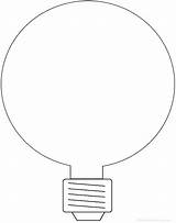 Light Bulb 1 Objects Printable Coloring Pages sketch template
