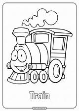A train Is Smiling coloring Page Train color Word Colouring Pages  sketch template