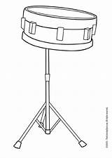 Tambor Trommel Tambour Coloriage Instrumenty Colorare Tamburello  sketch template