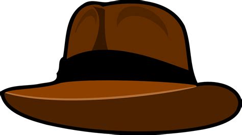 Hat Fedora Brown Indiana · Free vector graphic on Pixabay