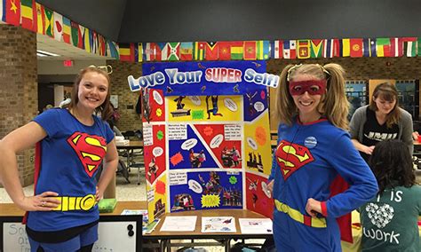 Students help with school health fair - JMU