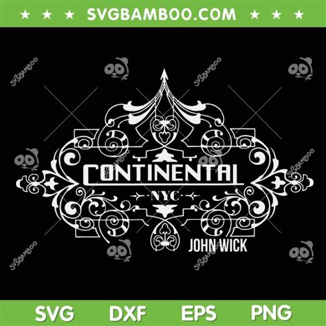 John Wick Continental Logo SVG PNG