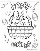 Happy Easter Coloring Pages sketch template