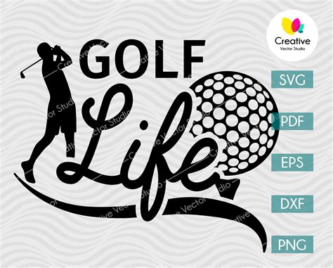 Golf SVG Bundle | Quotes Cut Files | Creative Vector Studio