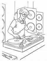 Dj Coloring Images  Free Download On Freepik sketch template