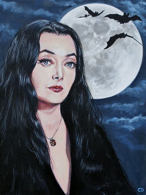 Morticia Addams Fine Art Print | Etsy