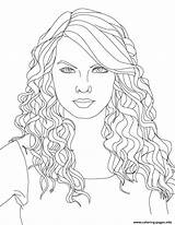 Taylor Swift 2 Coloring Page Printable sketch template