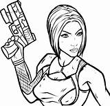 Borderlands Coloring Pages sketch template
