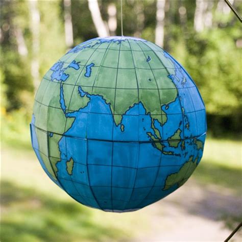 Using a Globe Template to Make A 3D Globe at Home - BrightHub Education ...