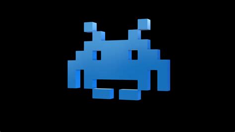 3D model Classic Space Invader VR / AR / low-poly OBJ 3DS | CGTrader.com