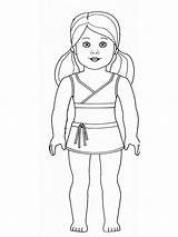 American Girl Doll coloring pages sketch template