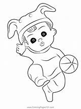 Diaper Coloring Page sketch template