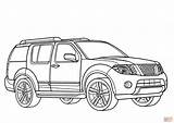 Nissan Pathfinder coloring Page  Free Printable Coloring Pages sketch template