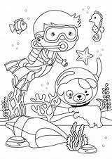 Snorkel Coloring Pages  Nation sketch template