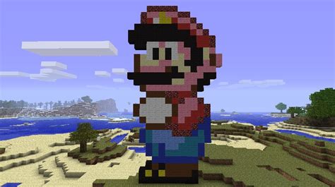 Mario from Super Mario World Minecraft Map