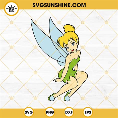 Tinkerbell SVG DXF EPS PNG Cricut Silhouette Clipart