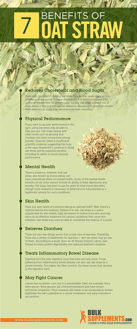 Oat Straw: Benefits, Side Effects & Dosage