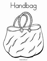 Handbag Coloring Page  Twisty Noodle sketch template