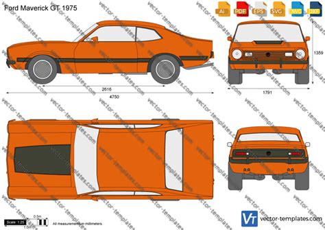 Templates - Cars - Ford - Ford Maverick GT