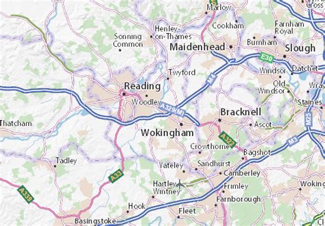 MICHELIN Winnersh map - ViaMichelin