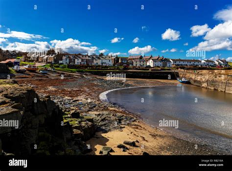 Craster Harbour, Northumberland, UK Stock Photo - Alamy