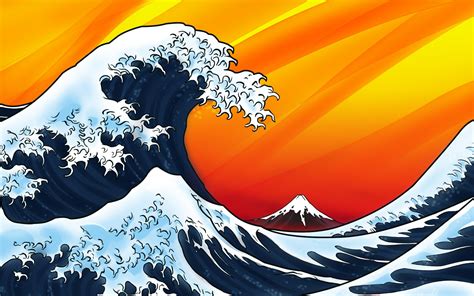 waves, The Great Wave Off Kanagawa Wallpapers HD / Desktop and Mobile Backgrounds