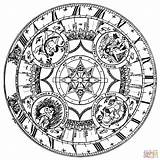 Vintage Sundial Face coloring Page  Free Printable Coloring Pages sketch template