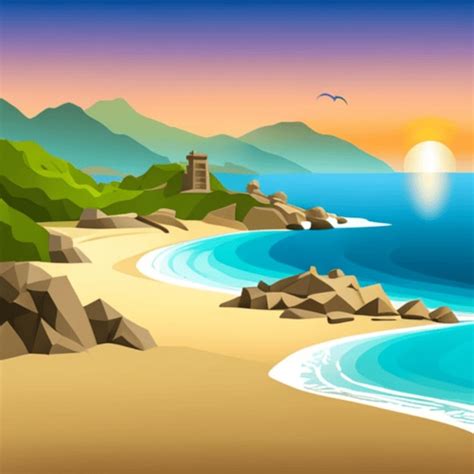 Premium AI Image | A coastal scene in Tayrona National Park featuring sandy beaches turquoise ...