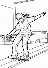 Skateboard coloring Page  Download The For Free sketch template