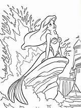 Princess Ariel Printable Coloring Pages sketch template