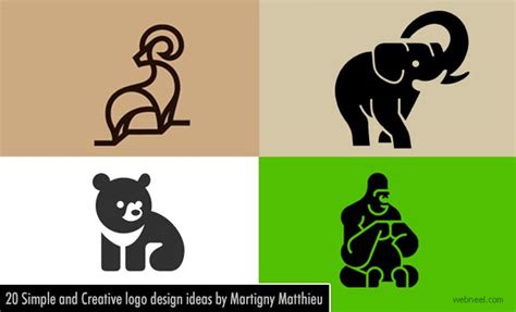 20 Simple and Creative Animal logo design ideas by Martigny Matthieu