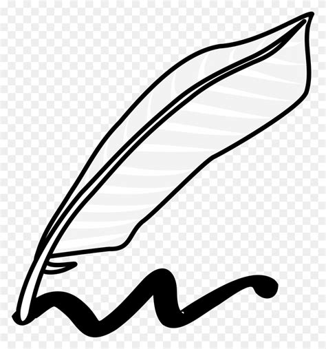 Quill Clipart Cartoon - Pencil Writing Clipart - FlyClipart