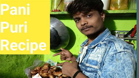 Pani Puri Recipe At Home|Ghar Mein Banaa Rahe Hain 😁 - YouTube