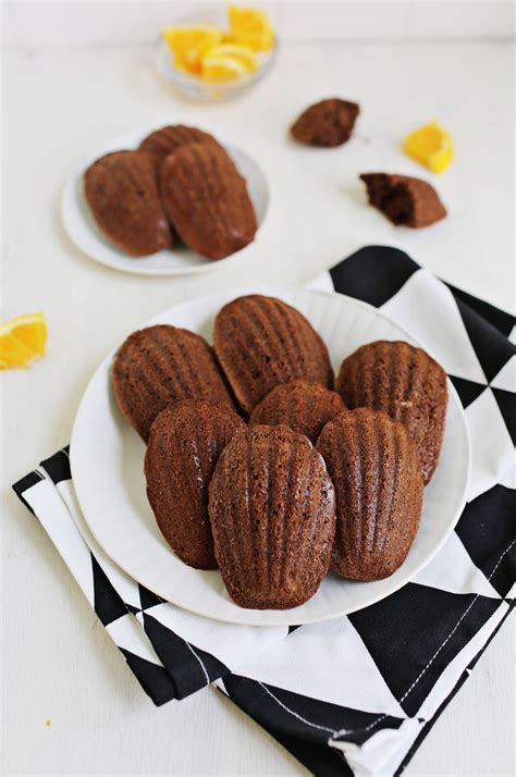 Chocolate & Orange Madeleine Cookies - A Beautiful Mess