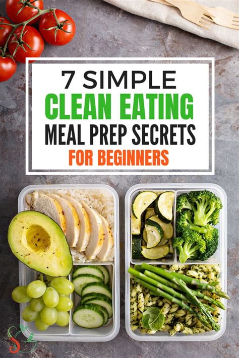 7 Simple Clean Eating Meal Prep Tips - Spices & Greens: Online Weight ...