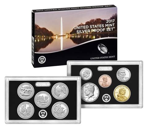 Amazon.com: 2017 S US Mint Silver Proof Set (16RH) OGP Proof: Collectible Coins