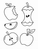 Free Coloring Pages Of Apples ⋆ The Hollydog Blog sketch template