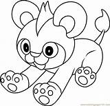 Pokemon Pyroar Coloring Pages sketch template