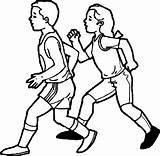 Coloring Physical Education Pages Getdrawings Kids Sketch Page sketch template