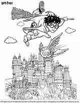 Printable Easy Harry Potter Coloring Pages sketch template