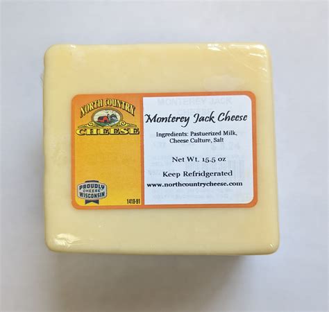 Monterey Jack Cheese 15.5oz — North Country Cheese