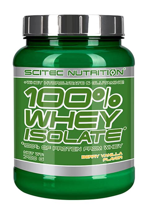 SCITEC NUTRITION 100% WHEY ISOLATE PROTEIN 700G - Battle Box UK