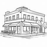 Premium Photo  Restaurant coloring Book sketch template