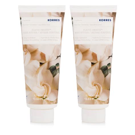 Korres Elasti Smooth Mega Size Body Butter Duo 400ml - QVC UK