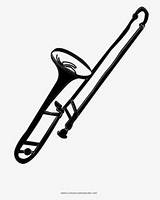 Trombone Coloring Page  Free Transparent Clipart ClipartKey sketch template