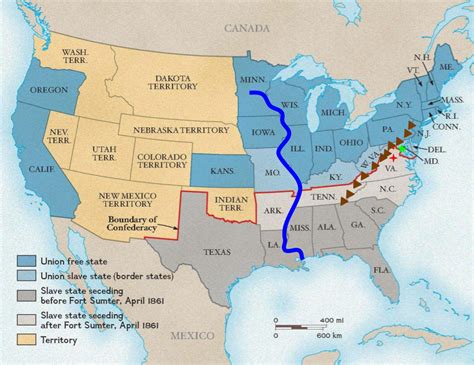 Quiz (US History 1): Civil War Map Diagram | Quizlet