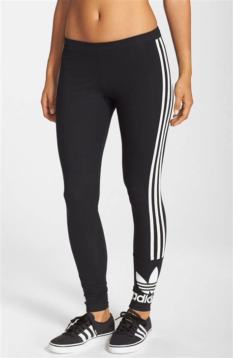 adidas Originals '3-Stripes' Stretch Cotton Leggings | Nordstrom