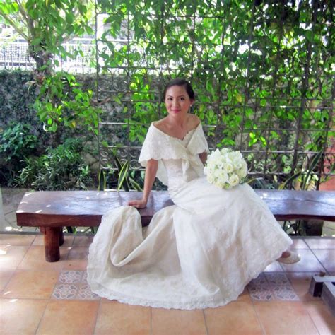 Rosalyn Lagdameo Filipiniana wedding gown. Andrea San Agustin April ...