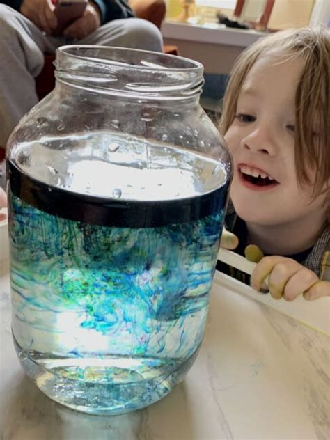 Shooting Stars Galaxy in a Jar Simple Space Experiment for Kids