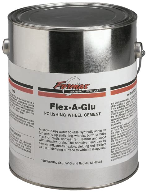 FLEX-A-GLU POLISHING WHEEL CEMENT - GRADE NO. 222 | Formax Manufacturing